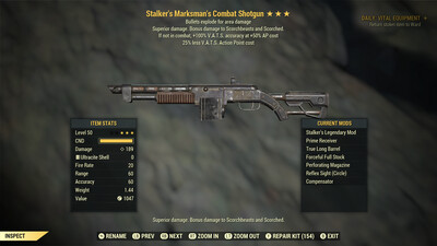 Stalkers Explosive 25 Combat Shotgun