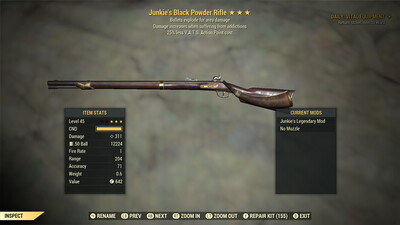 Junkie Explosive 25 Black Powder Rifle
