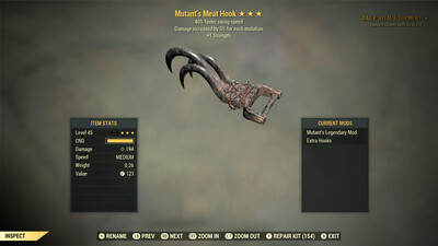 Mutant 1S/SS Meat Hook