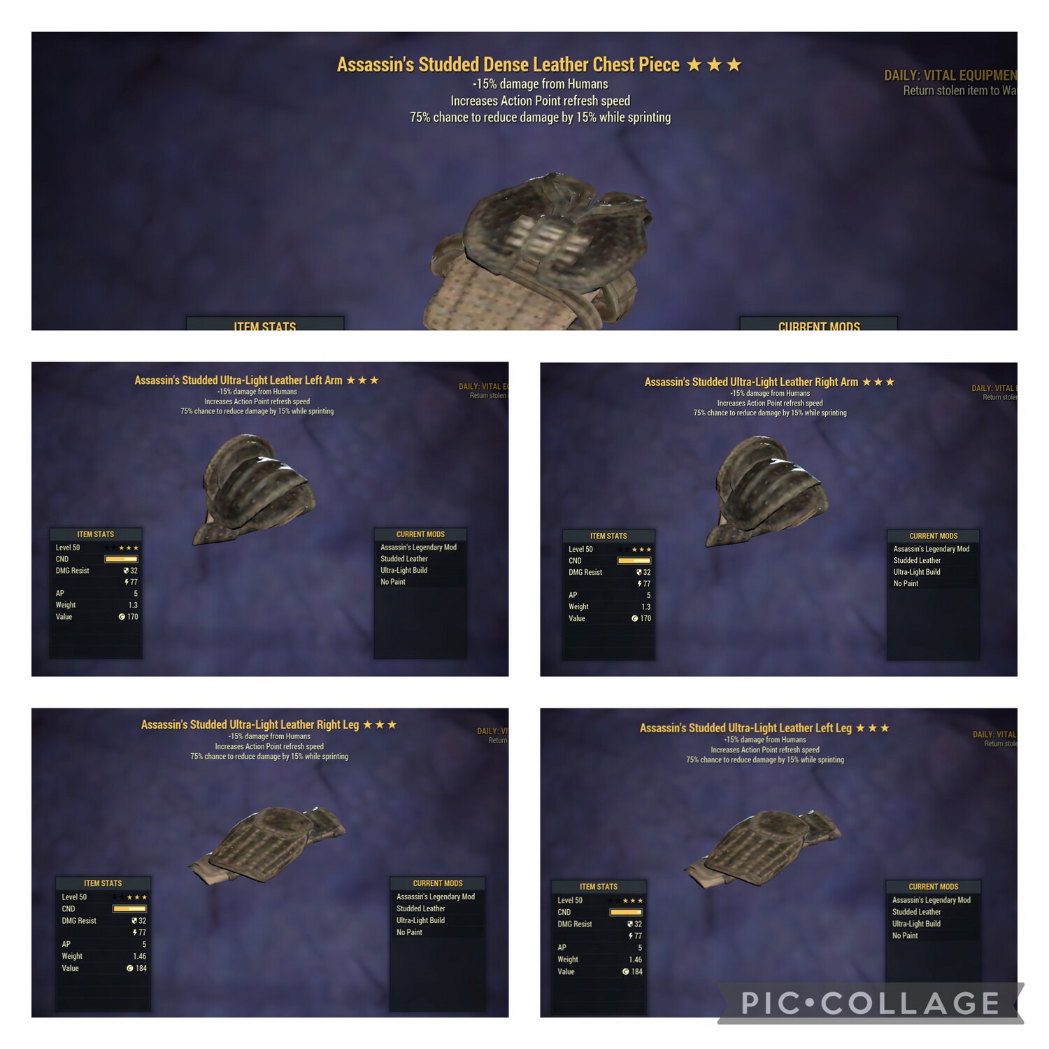 Assassins AP Refresh Cavalier Leather Full Set