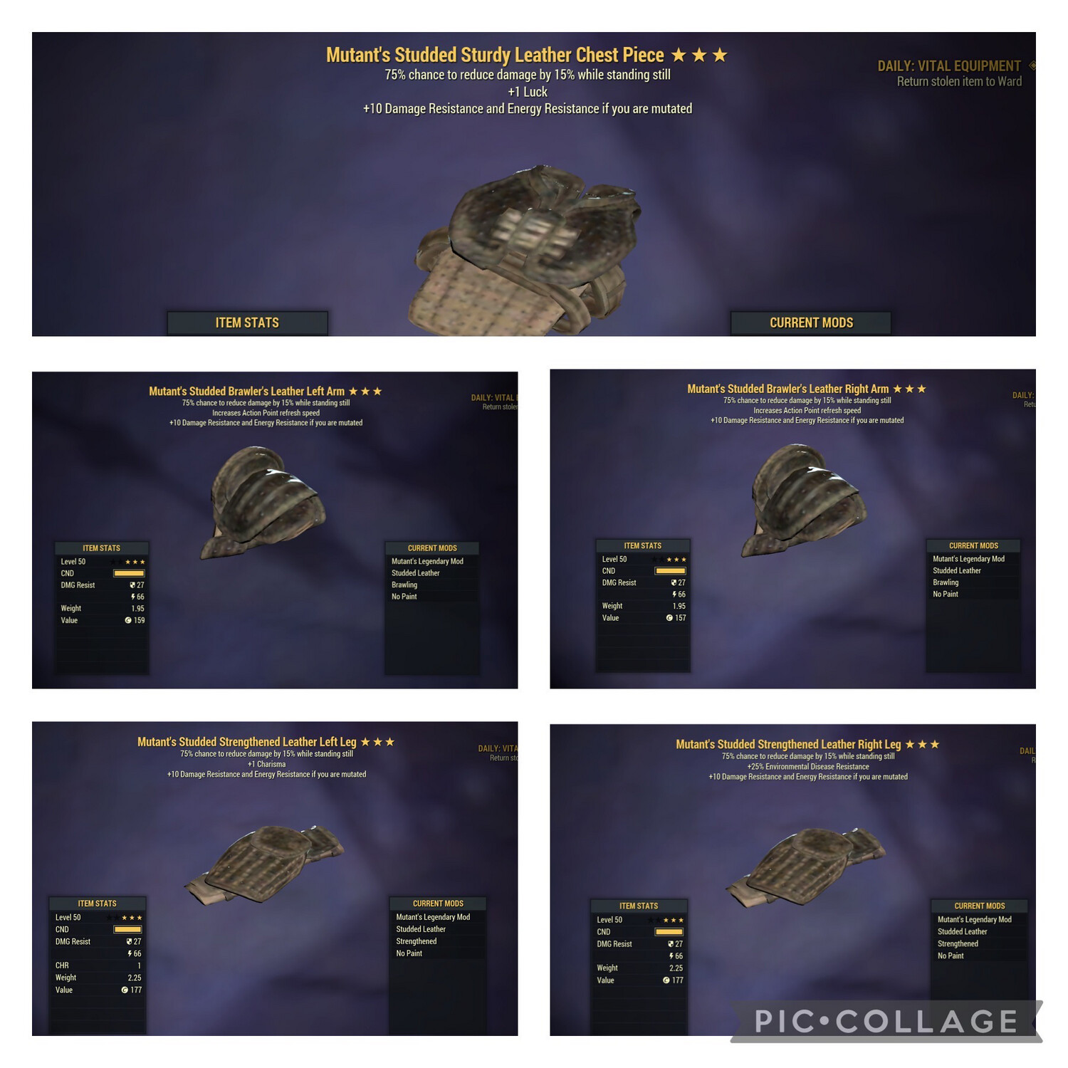 Mutant Sentinel Leather Full Set