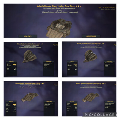 Mutant Sentinel Leather Full Set