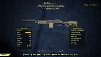 The Fixer: Executioners 50/90
