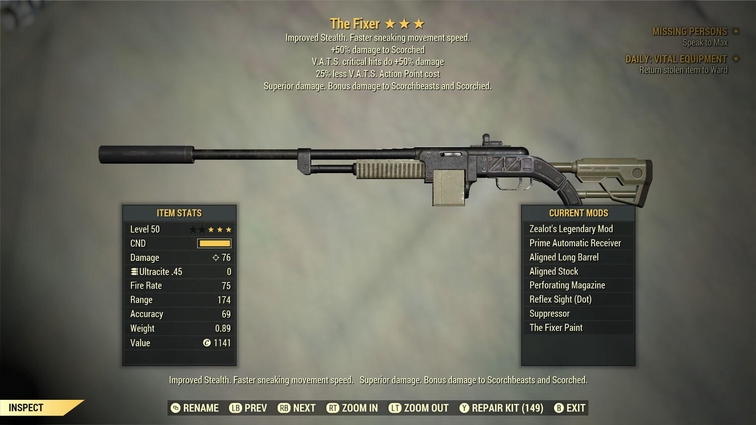 The Fixer: Zealots 50/25