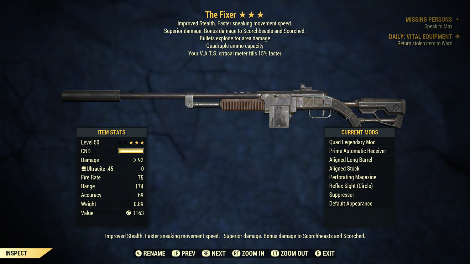 The Fixer: Quad Explosive 15c
