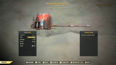 Bloodied 1S/SS War Drum