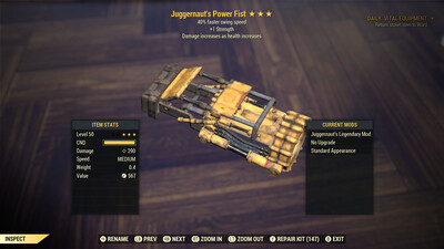 Juggernaut 1S/SS Power Fist