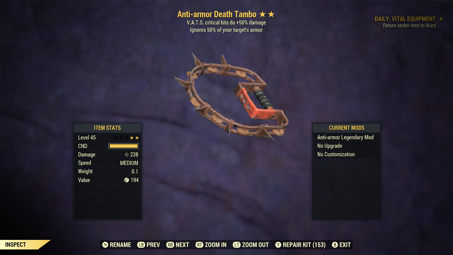 Anti Armor 50 Death Tambo