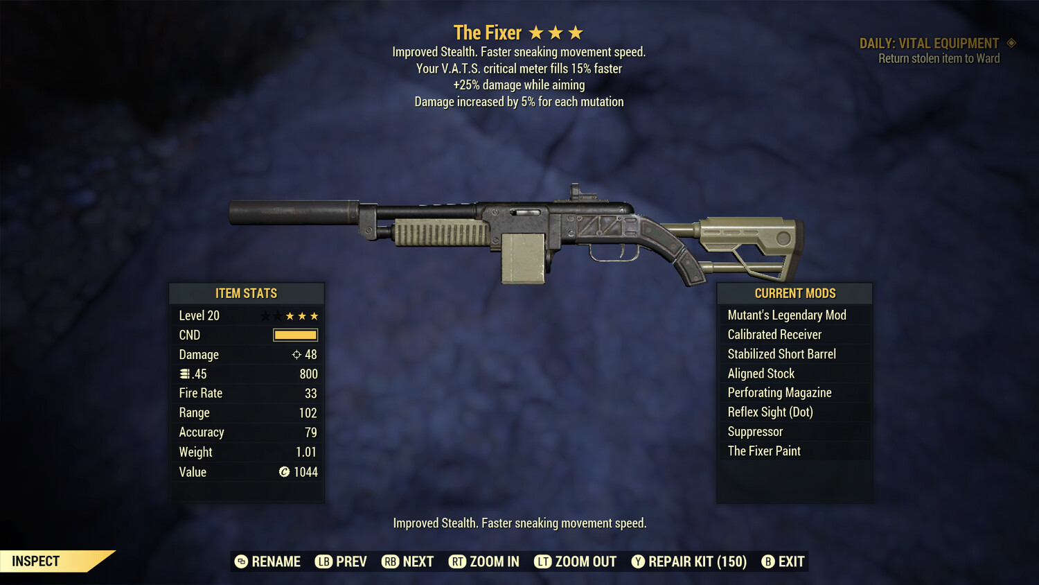 The Fixer: Mutant 25/15