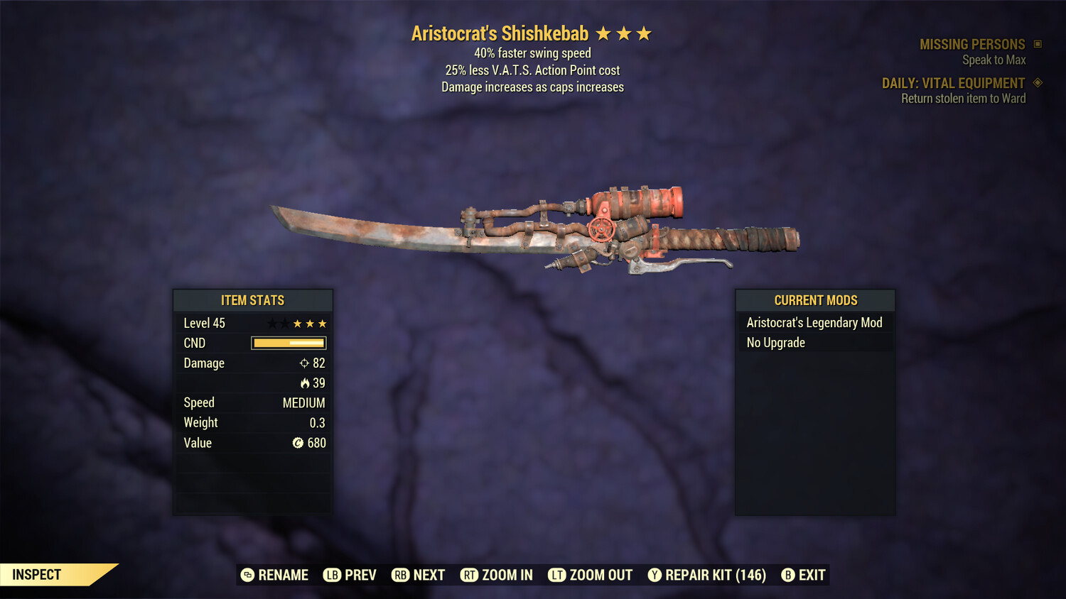 Aristocrat SS/25 Shishkebob