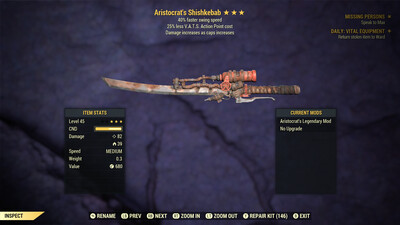 Aristocrat SS/25 Shishkebob
