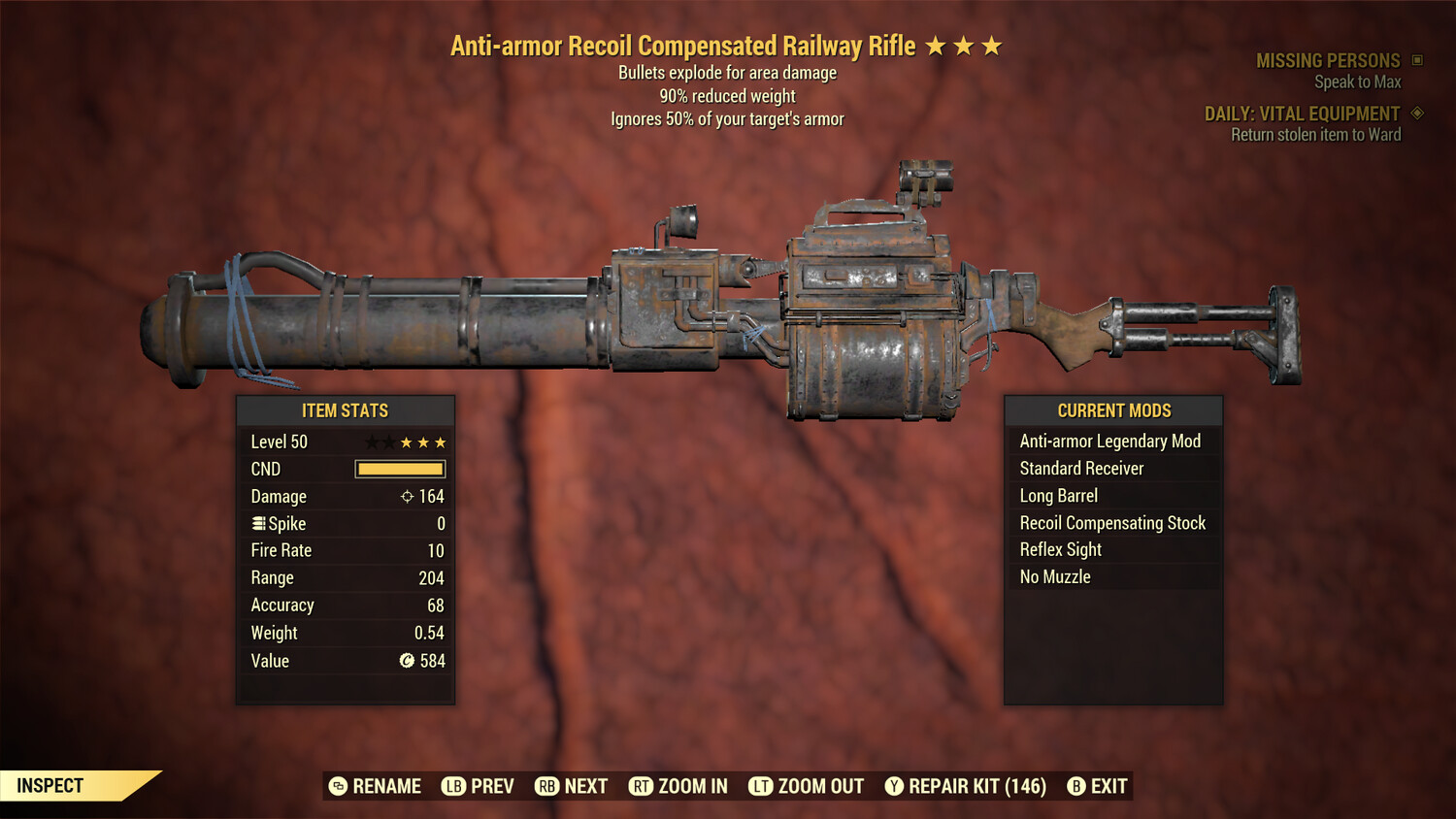 Anti Armor Explosive 90 Railway Rifle