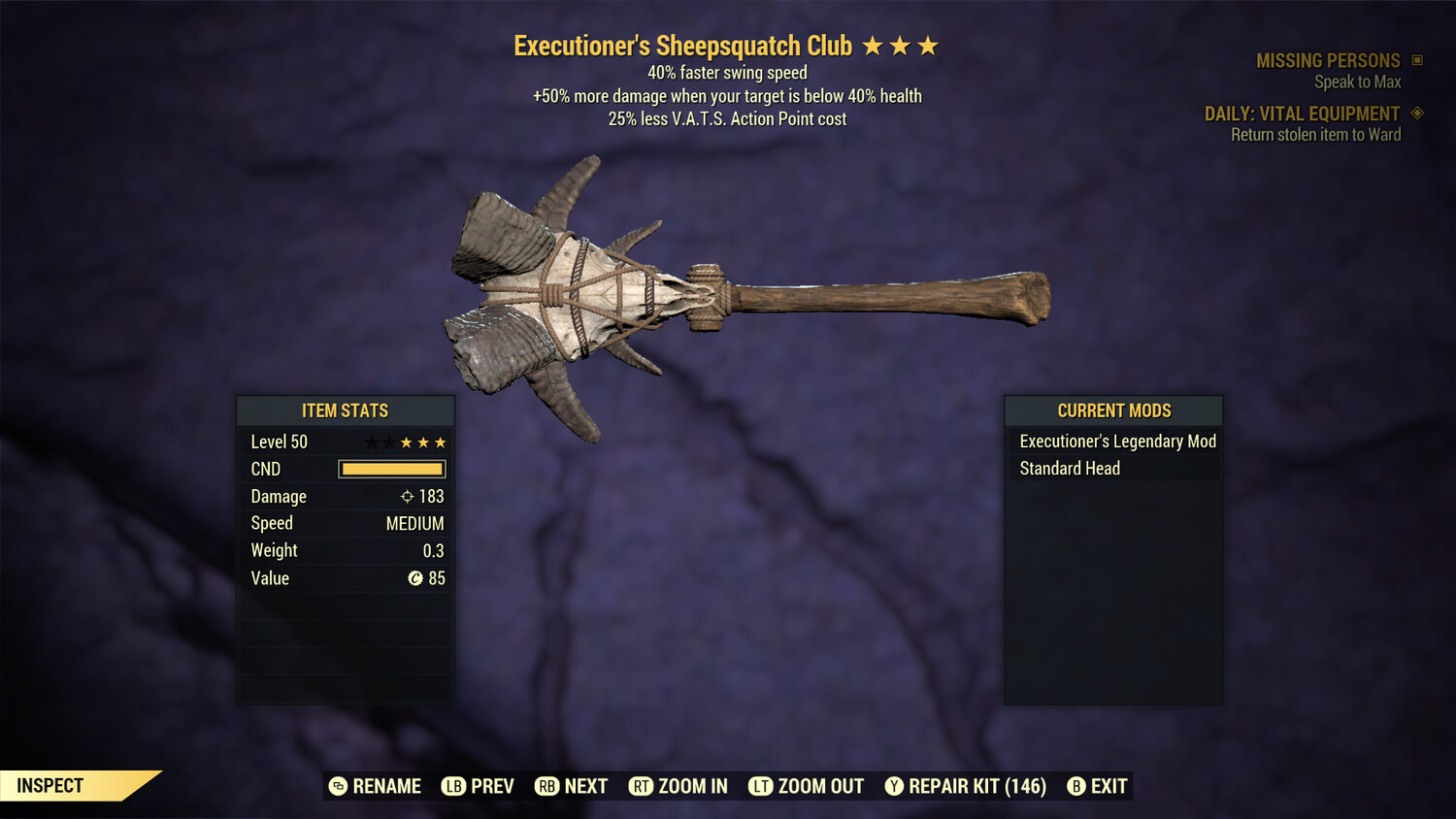 Executioners SS/25 Sheepsquatch Club