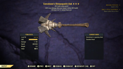 Executioners SS/25 Sheepsquatch Club