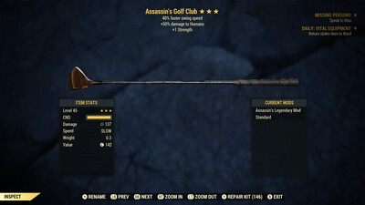 Assassins 1S/SS Golf Club