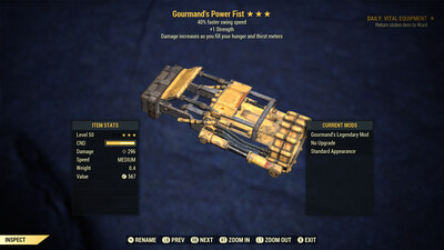 Gourmand 1S/SS Power Fist