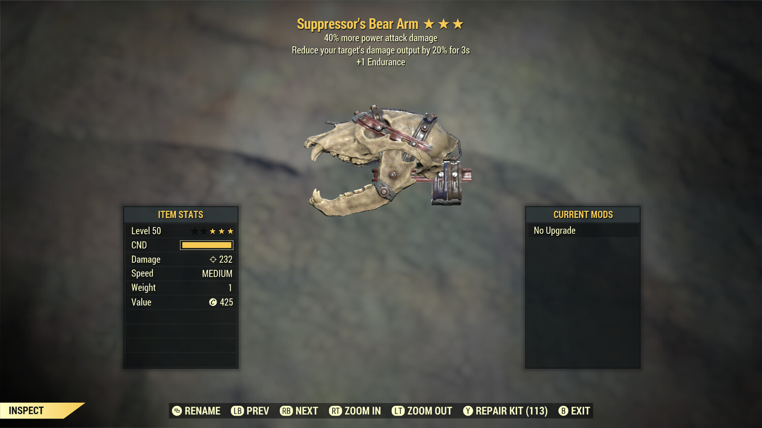 Suppressor PA/1E Bear Arm