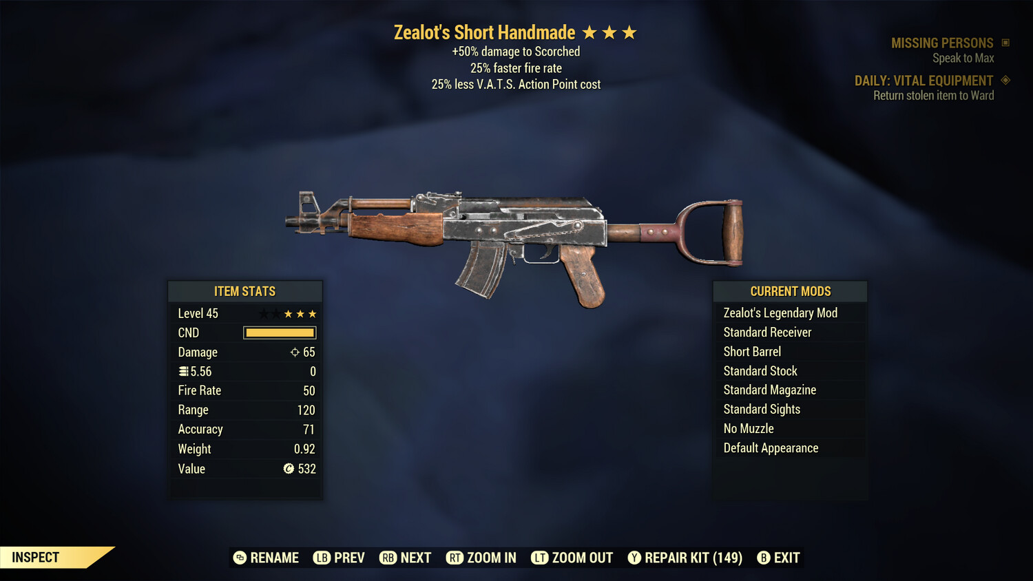 Zealots 25/25 Handmade