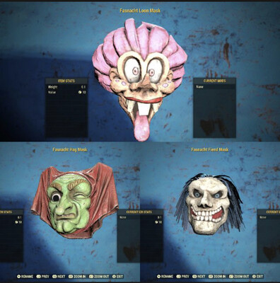 2022 Fasnacht Masks Bundle (3 Total)