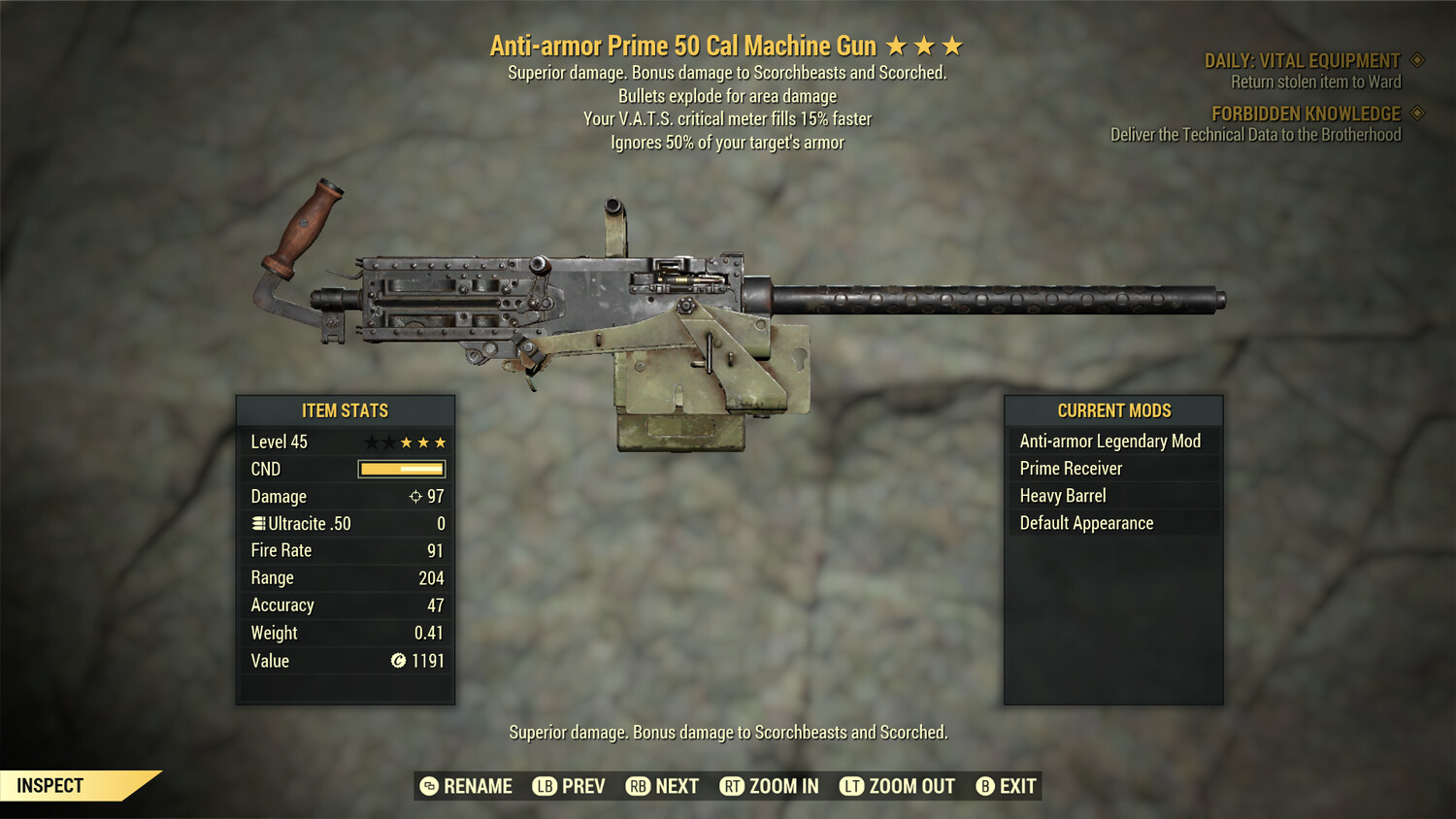 Anti Armor Explosive 15c 50-cal Machine Gun