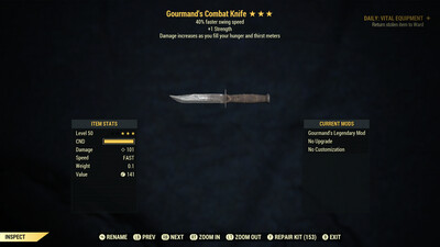 Gourmand 1S/SS Combat Knife
