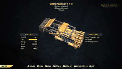 Hunter 1S/SS Power Fist