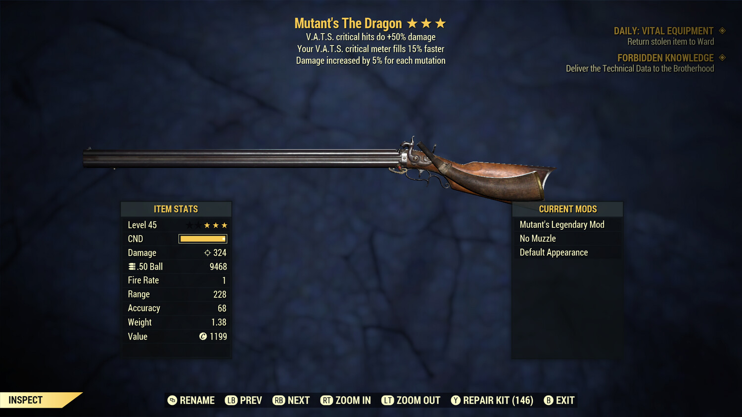 Mutant 50/15 The Dragon