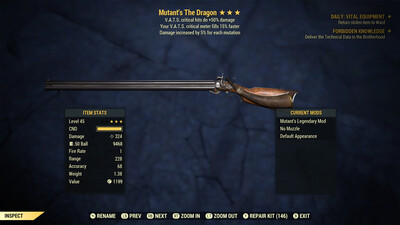 Mutant 50/15 The Dragon