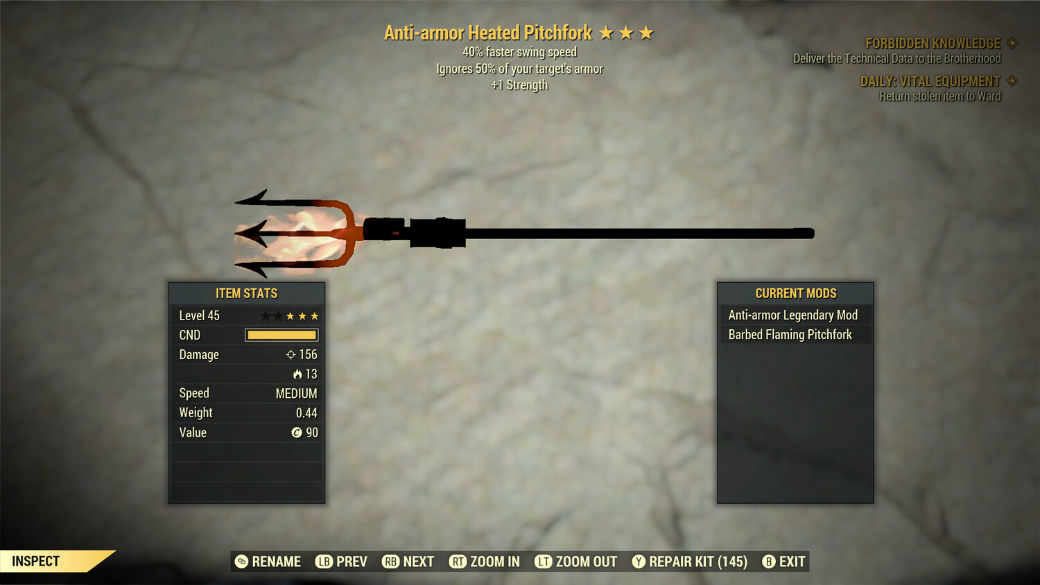 Anti Armor 1S/SS Pitchfork