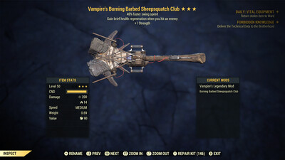 Vampire 1S/SS Sheepsquatch Club