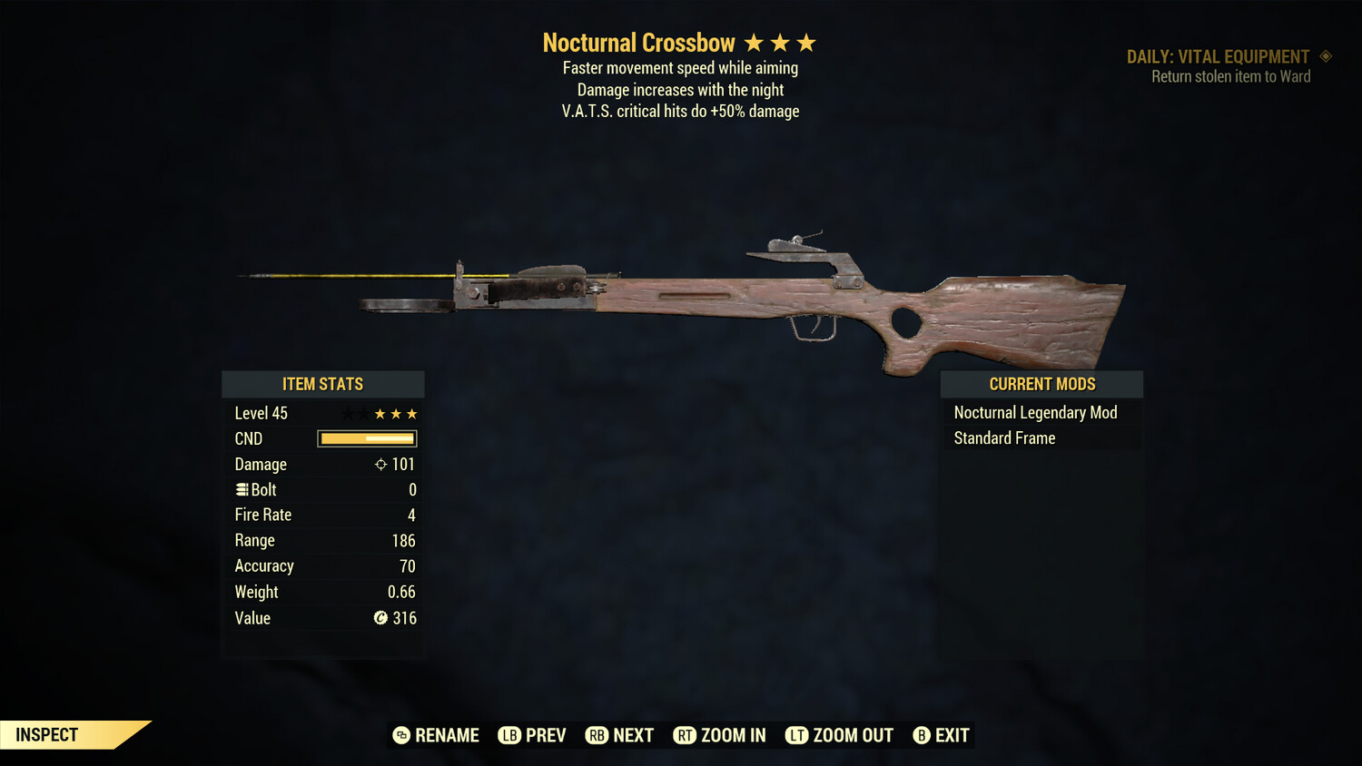 Nocturnal 50/FMSWA Crossbow