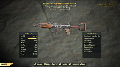 Executioners 50/25 Handmade