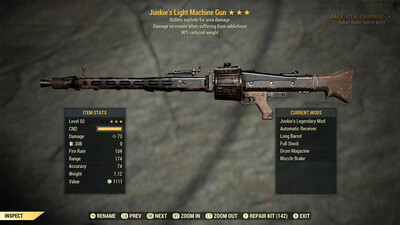 Junkie Explosive 90 Light Machine Gun