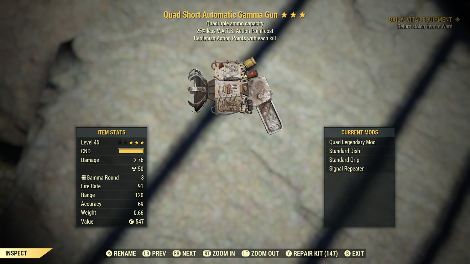 Quad AP/25 Gamma Gun