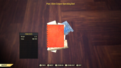Alien Corpse Operating Bed