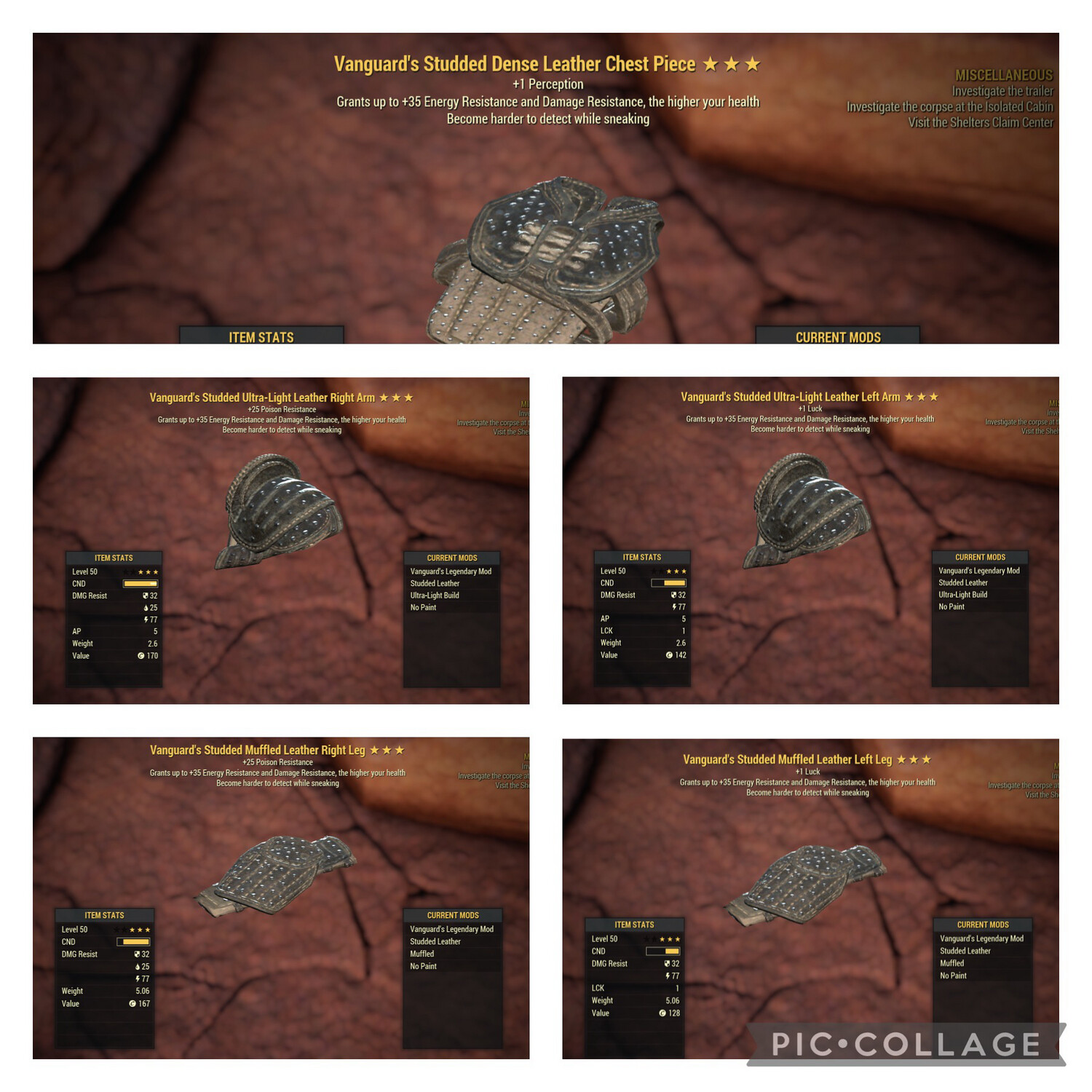Vanguard Sneak Leather Full Set