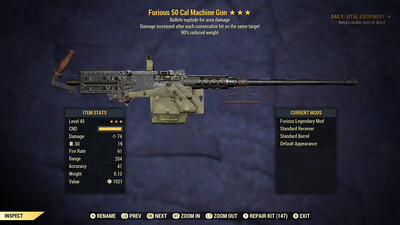 Furious Explosive 90 50-cal Machine Gun