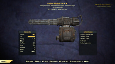 Furious 25/25 Minigun