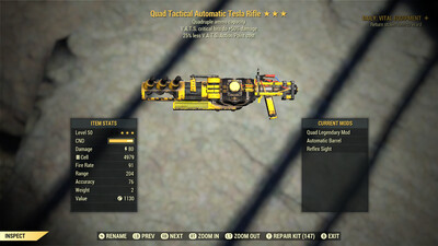 Quad 50/25 Tesla Rifle