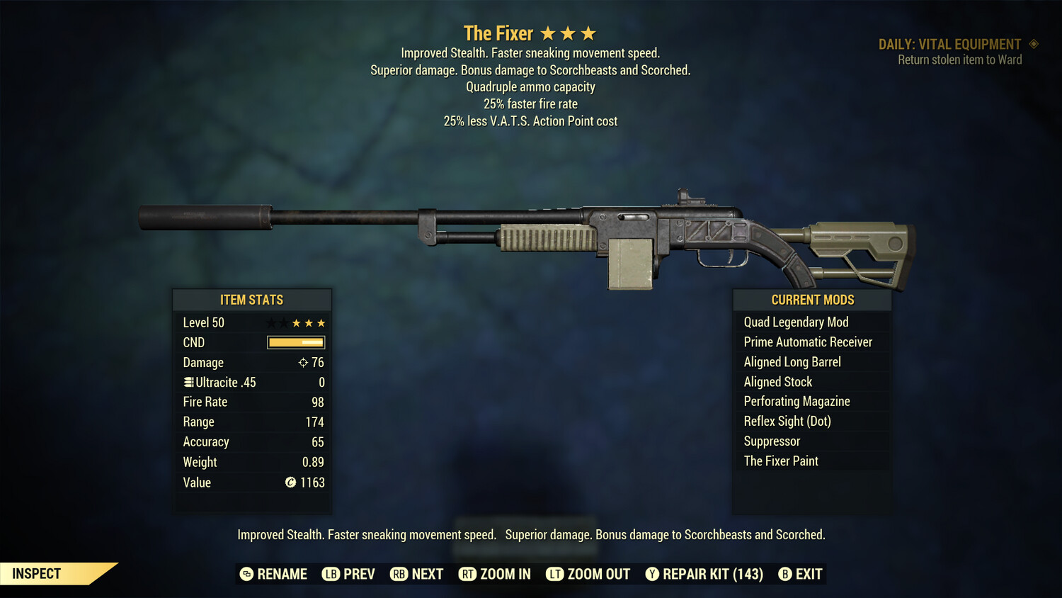 The Fixer: Quad 25/25