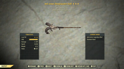 Anti Armor SS/90 Sheepsquatch Staff