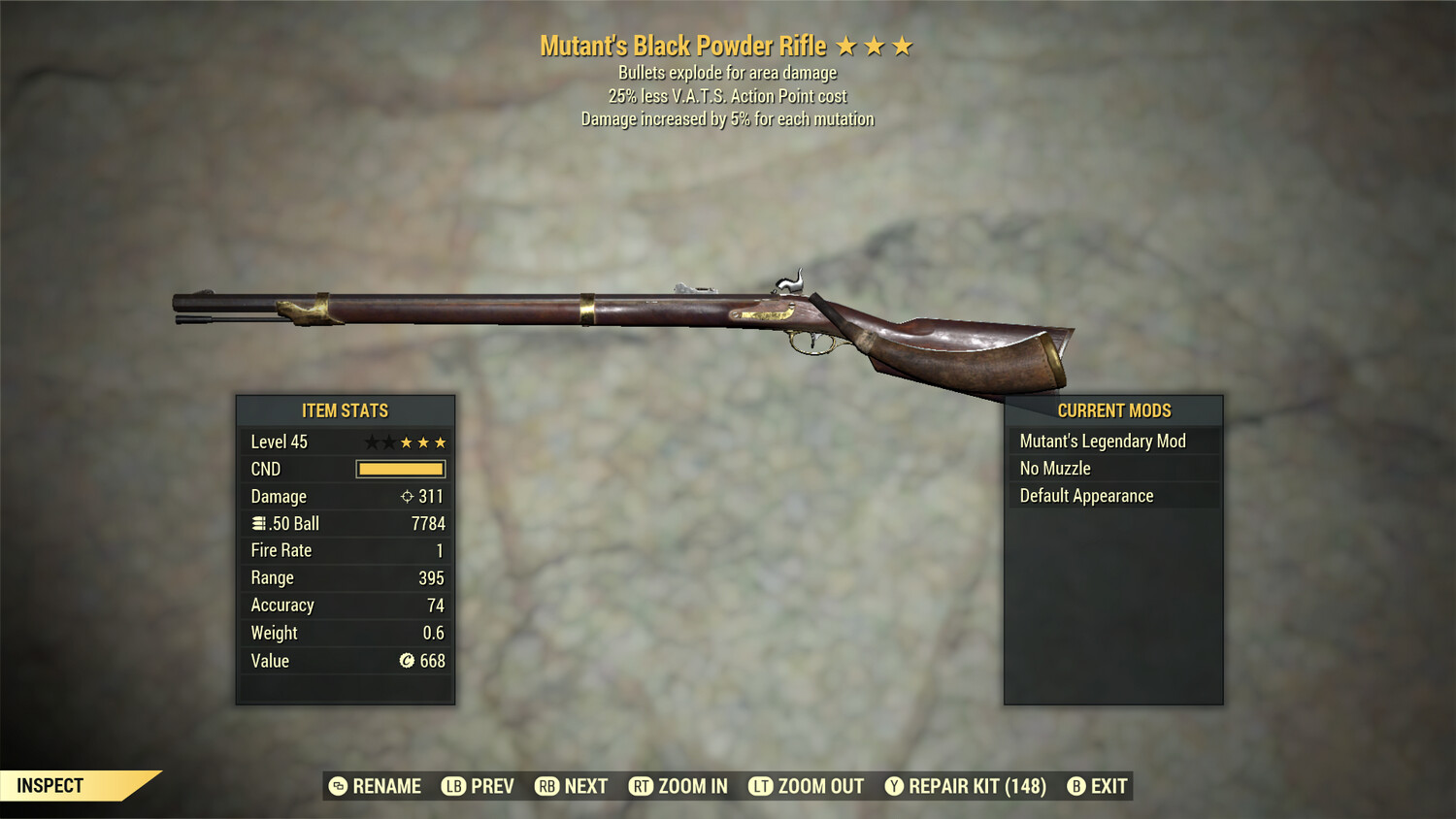 Mutant Explosive 25 Black Powder Rifle