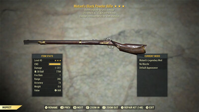 Mutant Explosive 25 Black Powder Rifle