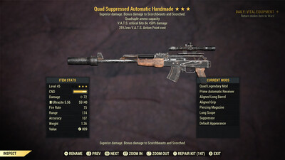 Quad 50/25 Handmade