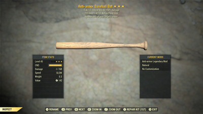 Anti Armor 50/25 Baseball Bat