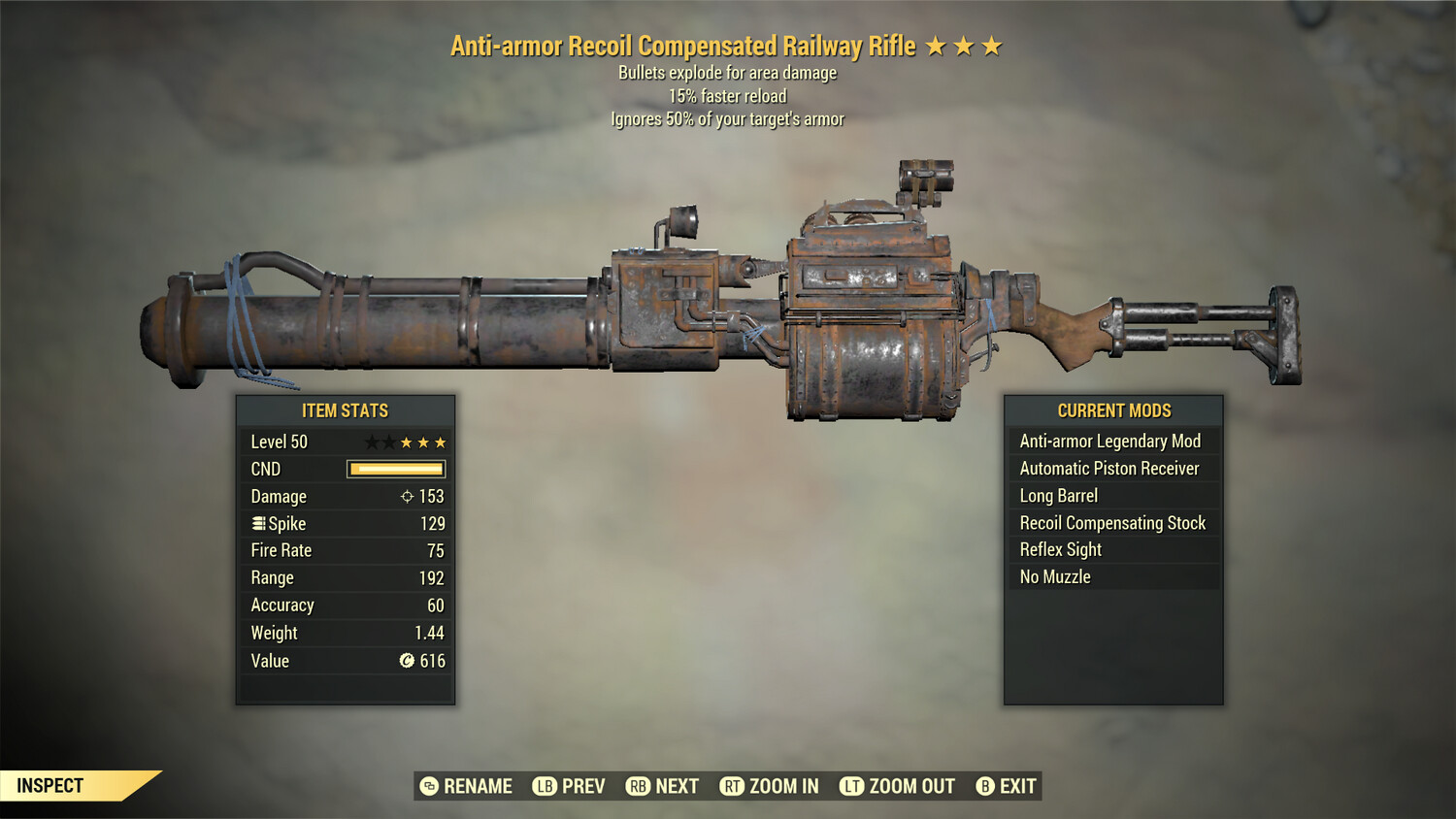 Anti Armor Explosive 15r Railway Rifle