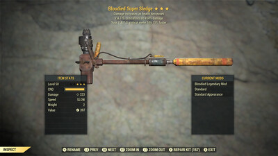 Bloodied 50/15 Super Sledge