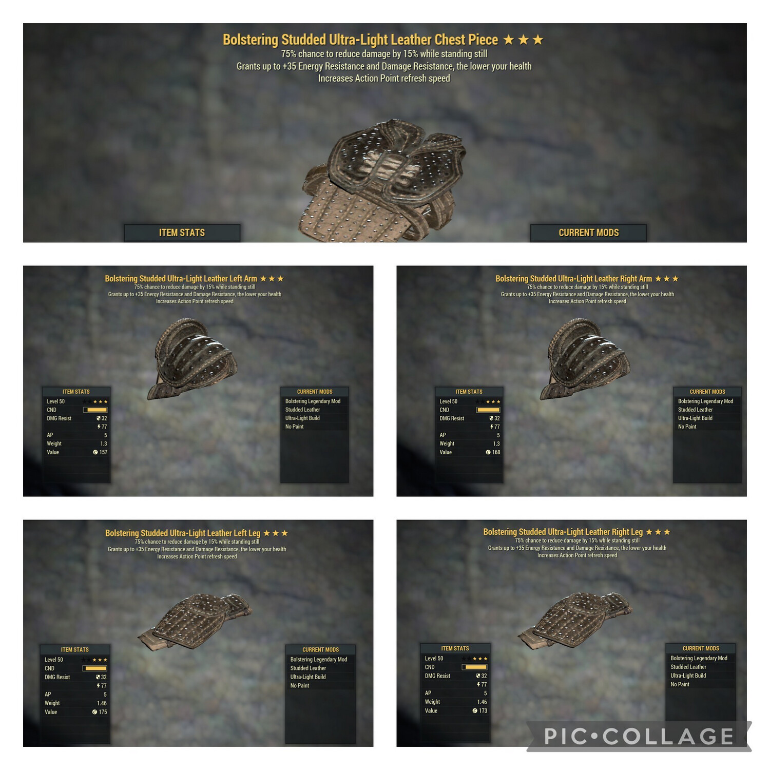 Bolstering AP Sentinel Leather Full Set