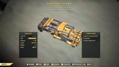 Vampire 50/15 Power Fist