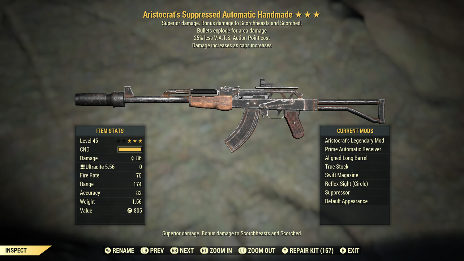 Aristocrat Explosive 25 Handmade